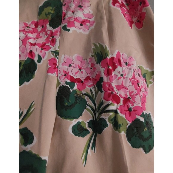 BRIGGS Pants Capri Women Size 10 Petite, Cotton, Spandex, Zipper, Floral,made In - Picture 5 of 9